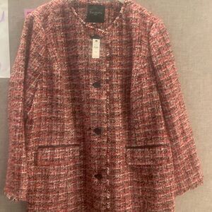 Talbots Women's Multicolor Tweed Blazer